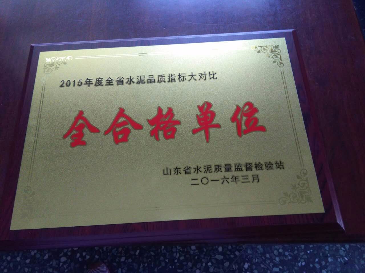 2015全合格單位